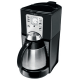 Mr. Coffee FTTX95 Coffee Maker, 10-Cup Thermal Programmable, Black with Brushed Chrome Accents